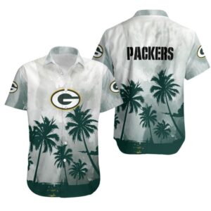 Green Bay Packers Palm Trees NFL Football Team Hawaiian Shirt
