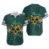 Green Bay Packers Skull and Snake NFL Football Team Hawaiian Shirt