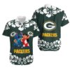 Green Bay Packers Stitch and Lilo NFL Football Team Hawaiian Shirt