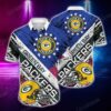 Green Bay Packers US Flag NFL Football Team Hawaiian Shirt