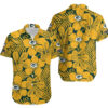 Green Bay Packers Yellow Hibiscus NFL Football Team Hawaiian Shirt