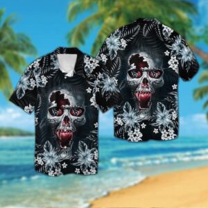 Houston Texans Calavera V2 NFL Football Team Hawaiian Shirt