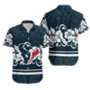 Houston Texans Hibiscus NFL Football Team Hawaiian Shirt
