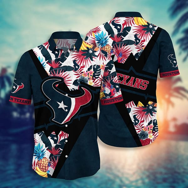 Houston Texans Hot Summer NFL Football Team Hawaiian Shirt Houston Texans Hot Summer NFL Football Team Hawaiian Shirt