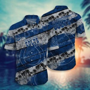 Indianapolis Colts Basic V7 NFL Football Team Hawaiian Shirt