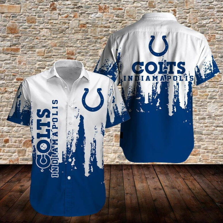 Indianapolis Colts Football Magic Pattern Hawaiian Shirt Indianapolis Colts Football Magic Pattern Hawaiian Shirt