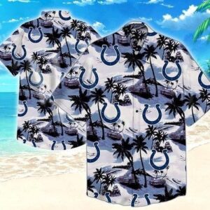 Indianapolis Colts Islands NFL Football Team Hawaiian Shirt
