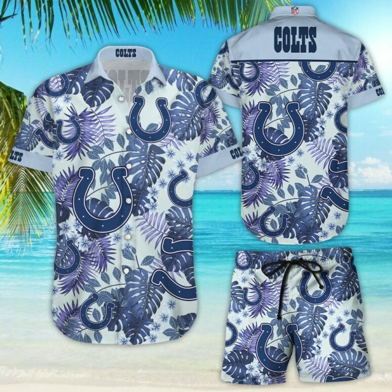 Indianapolis Colts Midnight Sky Heatwave Hawaiian Shirt Indianapolis Colts Midnight Sky Heatwave Hawaiian Shirt