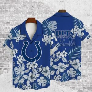 Indianapolis Colts Plants NFL Football Team Hawaiian Shirt