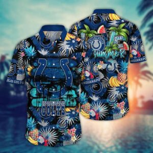 Indianapolis Colts Summer NFL Football Team Hawaiian Shirt