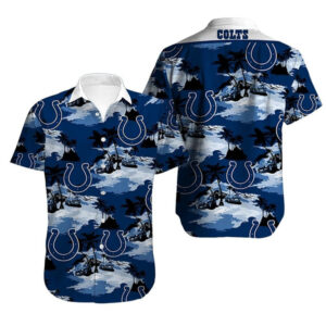Indianapolis Colts Summer Sky NFL Football Team Hawaiian Shirt