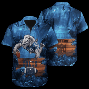 Indianapolis Colts Victory Wave Hawaiian Shirt