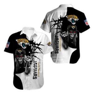 Jacksonville Jaguars Grim Reaper Fanatic Hawaiian Shirt