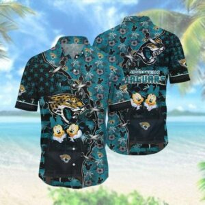 Jacksonville Jaguars Mickey and Friends Hawaiian Shirt