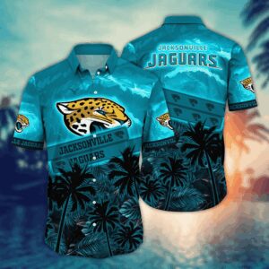 Jacksonville Jaguars Midsummer NFL Football Team Hawaiian Shirt