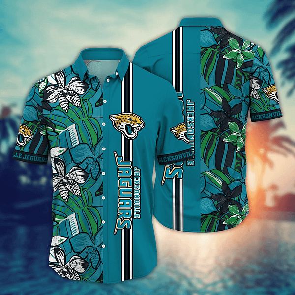 Jacksonville Jaguars Nature NFL Football Team Hawaiian Shirt Jacksonville Jaguars Nature NFL Football Team Hawaiian Shirt