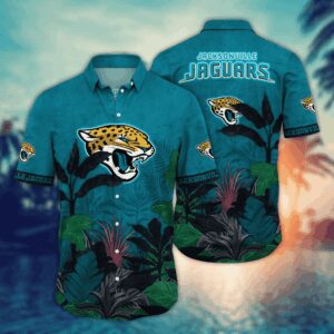 Jacksonville Jaguars Plants NFL Football Team Hawaiian Shirt