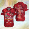 Kansas City Chiefs 2025 Super Bowls Champions NFL Football Team Hawaiian Shirt