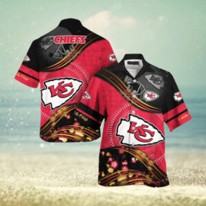 Kansas City Chiefs Basic V1 NFL Football Team Hawaiian Shirt