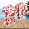 Kansas City Chiefs Flower Pattern NFL Football Team Hawaiian Shirt