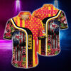 Kansas City Chiefs Skull US Flag NFL Football Team Hawaiian Shirt