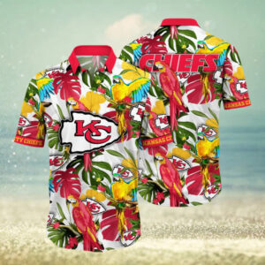 Kansas City Chiefs Tropical Season NFL Football Team Hawaiian Shirt