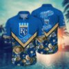 Kansas City Royals Blue Gold Royal Hawaiian Shirt