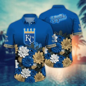 Kansas City Royals Floral Majesty Hawaiian Shirt