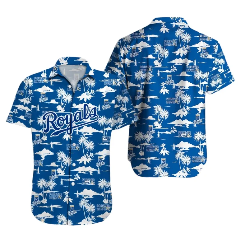 Kansas City Royals Forever Royal Hawaiian Shirt Kansas City Royals Forever Royal Hawaiian Shirt