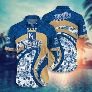 Kansas City Royals Palm Wave Hawaiian Shirt