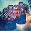 Kansas City Royals Stars Stripes Fireworks Hawaiian Shirt