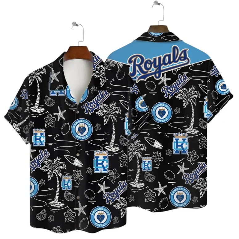 Kansas City Royals Summer Tropics Hawaiian Shirt Kansas City Royals Summer Tropics Hawaiian Shirt