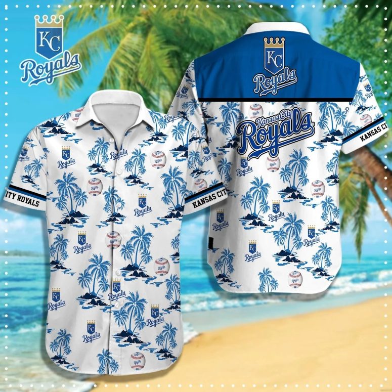 Kansas City Royals Tropical Paradise Hawaiian Shirt Kansas City Royals Tropical Paradise Hawaiian Shirt