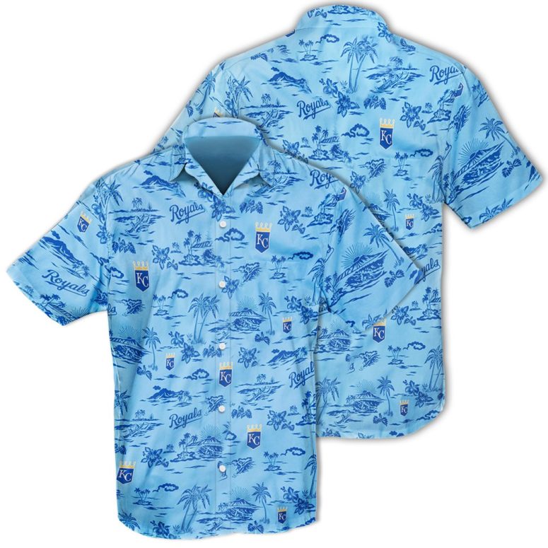 Kansas City Royals Tropical Sky Hawaiian Shirt Kansas City Royals Tropical Sky Hawaiian Shirt