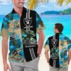 Las Vegas Raiders Baby Yoda Custom Name NFL Football Team Hawaiian Shirt
