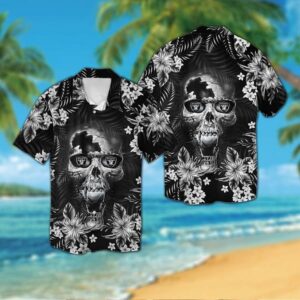 Las Vegas Raiders Calavera NFL Football Team Hawaiian Shirt