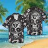 Las Vegas Raiders Calavera V2 NFL Football Team Hawaiian Shirt