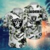 Las Vegas Raiders Green Forest NFL Football Team Hawaiian Shirt