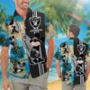 Las Vegas Raiders Mickey Mouse Custom Name NFL Football Team Hawaiian Shirt