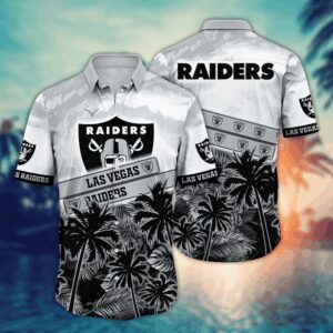 Las Vegas Raiders Midsummer NFL Football Team Hawaiian Shirt