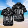 Las Vegas Raiders Surfing NFL Football Team Hawaiian Shirt