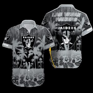 Las Vegas Raiders Tropical Fade Hawaiian Shirt