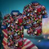 Los Angeles Angels Tiki Hawaiian Shirt