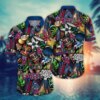 Los Angeles Angels Tiki Volcano Hawaiian Shirt