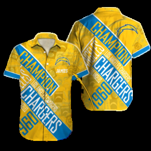 Los Angeles Chargers Champion 1960 Hawaiian Shirt