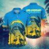 Los Angeles Chargers Flamingo NFL Football Team Hawaiian Shirt
