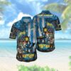Los Angeles Chargers Horror Characters NFL Football Team Hawaiian Shirt