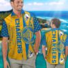 Los Angeles Chargers King Of Football NFL Football Team Hawaiian Shirt