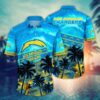 Los Angeles Chargers Midsummer NFL Football Team Hawaiian Shirt