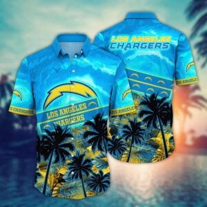 Los Angeles Chargers Midsummer NFL Football Team Hawaiian Shirt